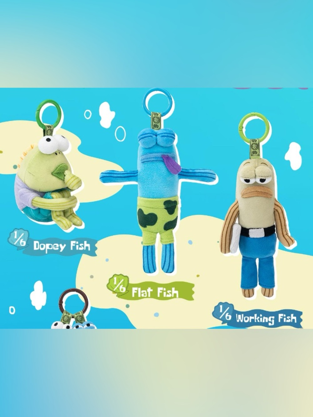 YOUR CHOICE - POP MART x SpongeBob Bikini Bottom Buddies Plush Pendant - Picture 3 of 16